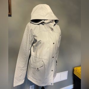 25. Weatherproof Quilted Soft Shell Anorak-SILVER-Medium